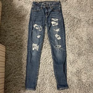 they are american eagle jegging: size 0